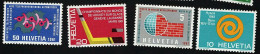 1961 Events  Michel CH 727 - 730 Stamp Number CH 402 - 405 Yvert Et Tellier CH 673 - 676 Xx MNH - Neufs