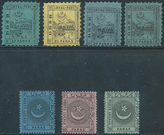 TURKEY-TÜRKEI-TURQUIE,1866,DBSR KUSTENDJIE & CZERNAWODA LOCAL.POST,Genuine Stamps,Mint Hinged - Altri & Non Classificati