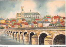 AIFP2-ILLUSTRATEUR-0135 - BARDAY - NEVERS - La Cathédrale Vue De La Loire  - Barday