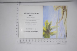 Mini Calendrier 1999 Taxi Michel RENAUD Mirabel Vinsobres 26110 Mirabel Aux Baronnies / Illustration P Bellot Plage - Petit Format : 1981-90