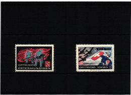 Schweiz Soldatenmarken, LUFTSCHUTZ OSTERMUNDIGEN; SCHLIEREN 1940 - Labels