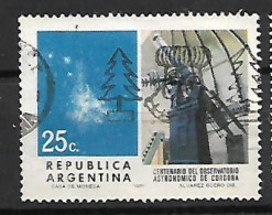 ARGENTINA - AÑO 1971 - Centenario Del Observatorio De Córdoba.. - Usado - Oblitérés