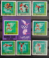 ADEN-MAHRA STATE-MEDALLASº DE ORO VENCEDORES ALEMANES DE LOS J, OLIMPICOS 1904A 1964 - United Arab Emirates (General)