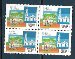 Brasil (Brazil) - 1993 - Block Of 4: Tourism Curitiba - Yv 2105 - Other & Unclassified