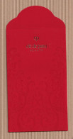CC Chinese Lunar New Year "CLE De PEAU'' Vertical Red Pockets RED CNY 2024 - Modern (ab 1961)
