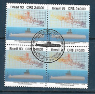 Brasil (Brazil) - 1993 - Block Of 4 CBC: Transport: Submarines - Yv 2150 - Submarinos