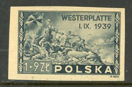 Poland 1945 MH ( Polish Army's Last Stand At Westerplatte) - Ungebraucht