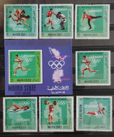 ADEN.MAHRA STATE- MEDALLAS DE ORO ALEMANAS EN LOS J. OLIMPICOS DEL 1904 AL 1964 MNH++ - Zomer 1904: St. Louis