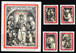 Uganda 1268, 1270, 1272 Und 1275 Und Block 196 Postfrisch Dürer #IH899 - Uganda (1962-...)