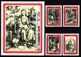 Nevis 779, 781, 783, 786 Und Block 69 Postfrisch Albrecht Dürer #IH891 - St.Kitts Und Nevis ( 1983-...)