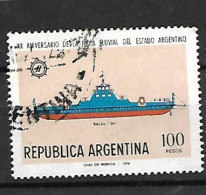 ARGENTINA - AÑO 1978 -  20º Aniversario De La Flota Fluvial Argentina. - Usado - Gebraucht