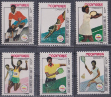 F-EX48841 MOZAMBIQUE MNH 1991 OLYMPIC GAMES BARCELONA PIN PONG TENNIS ATHLETISM.  - Verano 1992: Barcelona