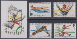 F-EX48929 BULGARIA MNH 1992 OLYMPIC GAMES BARCELONA ATHLETISM SWIMMING.  - Verano 1992: Barcelona