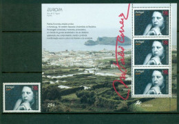 PORTUGAL – AZORES 1997 Mi 456A + BL 15** Europa CEPT – Famous Women [B417] - 1997