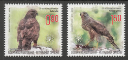 Bosnia Serbia 2011 European Nature Protection Fauna Birds Goshawk Buzzard, Set MNH - Águilas & Aves De Presa