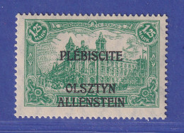 Dt. Abstimmungsgebiete Allenstein 1920 Mi.-Nr. 11 B ** Gpr. HOCHSTÄDTER  - Allenstein