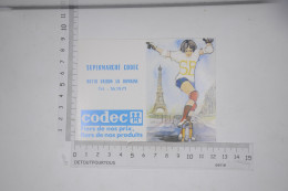 Mini Calendrier 1984 Supermarché CODEC 84110 Vaison La Romaine / Illustration Skate Board Skateboard - Formato Piccolo : 1981-90