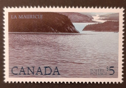 Canada 1986 MNH Sc #1084**   5$  La Maurice National Park - Unused Stamps