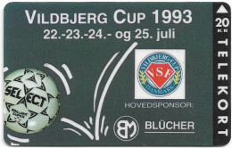 Denmark - Jydsk - Vildbjerg Cup 1993 - TDJP023 - 07.1993, 3.000ex, (Serial 2052) 20kr, Used - Danimarca