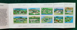 Canada 1985 MNH Sc #1059a**   Booklet Pane Of 10 X 34c, Canadian Forts - Unused Stamps