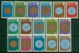 GUERNSEY 1979 Mi 173-88** Coins [B449] - Monnaies