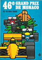 46e GRAND PRIX DE MONACO 12-15 MAI 1988 (Principauté De Monaco - Reproduction De L'Affiche Du Grand Prix De Monaco) - Grand Prix / F1