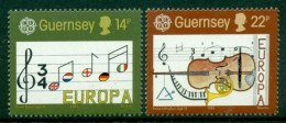 GUERNSEY 1985 Mi 322-23** Europa CEPT – European Music Year [B451] - 1985