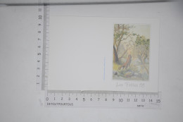 Delcampe - Mini Calendrier 1999 / Illustration Série Fables : Le Loup Et L'agneau La Fontaine - Petit Format : 1991-00