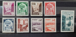 Maroc N° Yvert 306 à 309 Et 311 à 314 ** De L'année 1951-1954 MNH. - Neufs