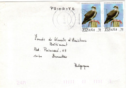 SPAIN  Letter,  Osprey    /    ESPAGNE Lettre, Balbuzard Pêcheur - Águilas & Aves De Presa