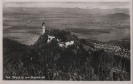 46655 - Kirchheim, Burg Teck - Vom Flugzeug Aus - 1949 - Kirchheim