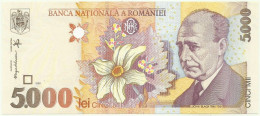 ROMANIA - 5.000 Lei - 1998 - Pick 107 - Unc. - Série 009C - 5000 - Rumänien