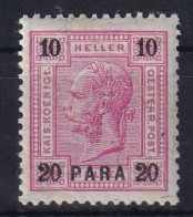 AUSTRIAN LEVANTE 1901 - MLH - ANK 40 - Eastern Austria