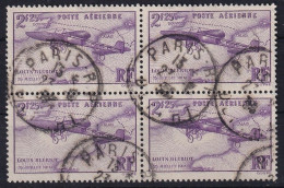 FRANCE 1934 - Canceled - YT 7 - Poste Aérienne -bloc Of 4! - 1927-1959 Used