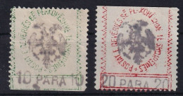 ALBANIA 1913 - MLH/canceled - Sc# 27-30 - Albania