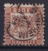 BADEN 1862 - Canceled - Mi 20 - Used