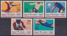 F-EX48860 USA US MNH 1992 OLYMPIC GAMES BARCELONA ARTISTIC GIMNASTIC SOCCER BOXING SWIMMING.  - Summer 1992: Barcelona