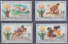 F-EX48930 PENRHYN MNH 1992 OLYMPIC BARCELONA ATHLETISM SPRINTERS BOXING WRESTLING SWIMMING.  - Zomer 1992: Barcelona