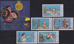 F-EX48904 MOLDOVA MOLDAVIA MNH 1992 OLYMPIC GAMES BARCELONA ATHLETISM ARCHERY EQUESTRIAN SWIMMING.  - Verano 1992: Barcelona