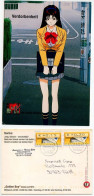 Germany 2003 Postcard Golden Boy, Noriko - Anime On MTV; Fürth Postmarks; 15c. & 30c. ATM / Frama Stamps - Serie Televisive