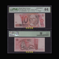 Brazil 10 Reals 1997, Polymer, Test, AUNC - Brésil