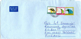 SIERRA  LEONE, Letter, Superb Sunbird, Cabani`s Yellow Bunting, Cuckoo     /     Lettre, Bruant, Coucou - Passereaux