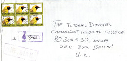 SIERRA  LEONE, Letter, Vitteline Masked Weaver     /     Lettre, Ploceus Velatus - Pájaros Cantores (Passeri)