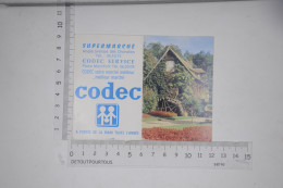 Lot De 2 Calendriers Mini Calendrier 1981 Supermarché CODEC - Formato Piccolo : 1981-90