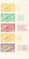 FRENCH SOMALIS COAST - SUPERB COLOUR PROOF IN STRIP OF 5 OF Yv #298 -1959 - Other & Unclassified