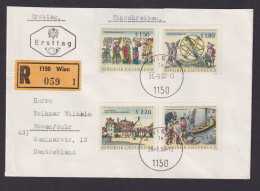 Österreich R Brief Ersttagsstempel Wien Essen Ruhr Briefmarke Österreichische - Lettres & Documents