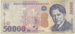 ROMANIA - 50.000 Lei - 2000 - Pick 109A - Série 001D - 50000 - Romania