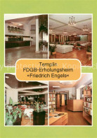 73616522 Templin FDGB Erholungsheim Friedrich Engels Empfangshalle Restaurant I  - Templin