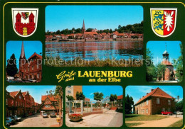 73615623 Lauenburg Elbe Panorama Teilansichten Lauenburg Elbe - Lauenburg