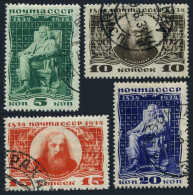 Russia 536-539, CTO. Mi 476-479. Prof. Dmitry Ivanovich Mendeleev, Chemist,1934. - Oblitérés